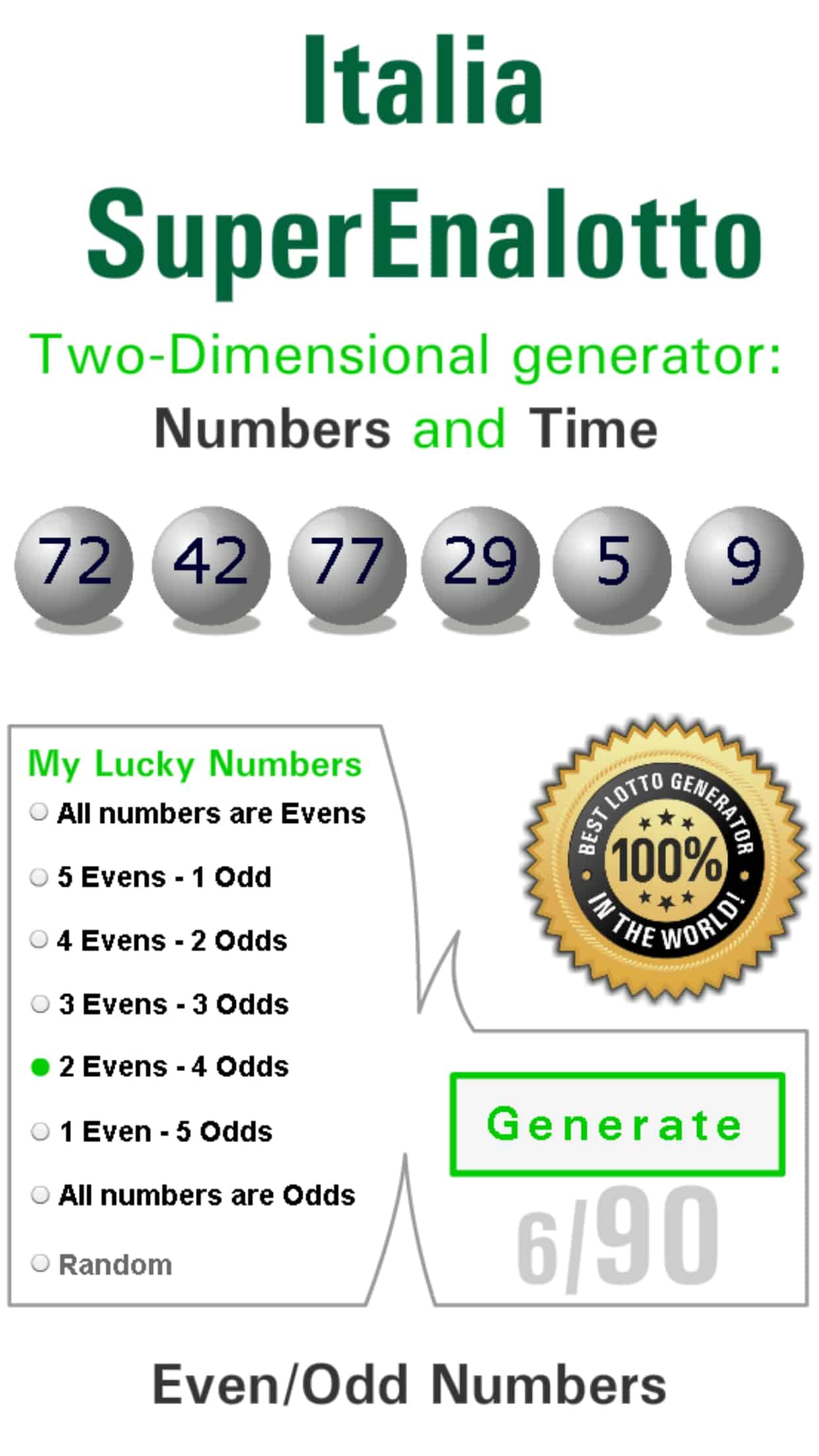 SuperEnaLotto | Italian Lotto | Results, Tips & Winning Numbers