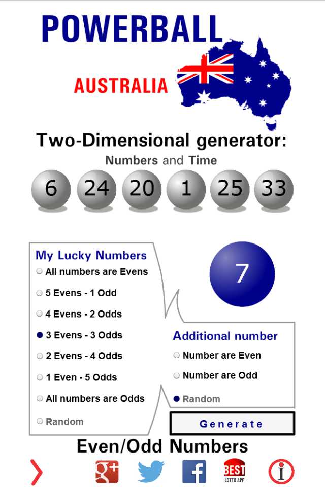Powerball store lotto generator