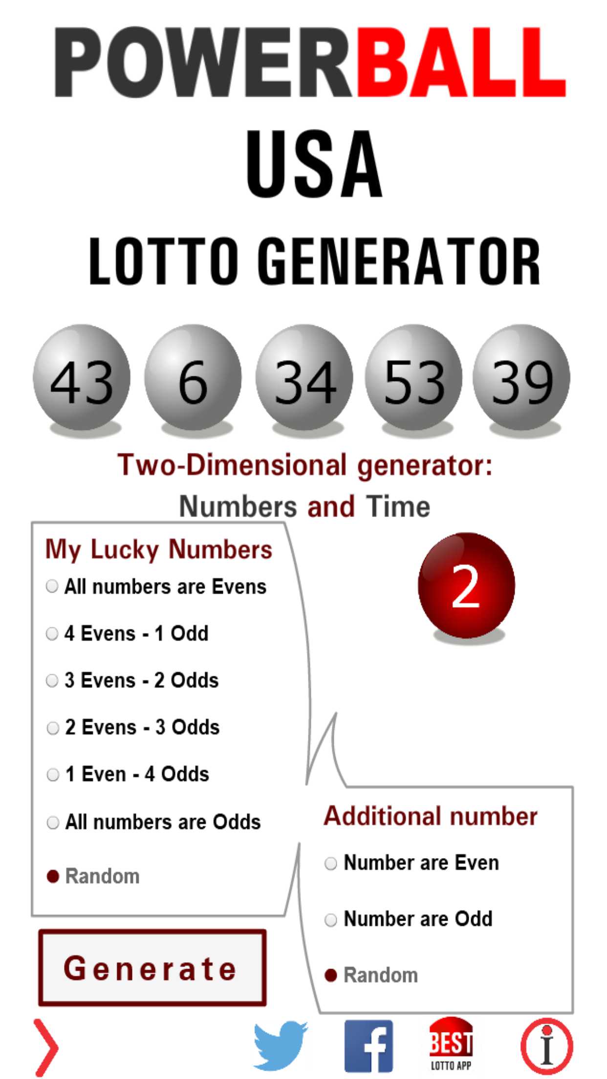 Powerball winning numbers generator Lotto Results & How To Play